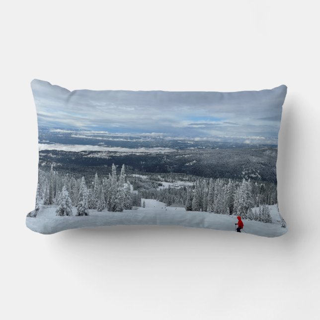 Mountain Throw Pillow  Lendenkissen (Vorderseite)