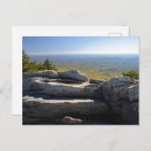 Mountain Top Boulders With View Postkarte (Vorne/Hinten)