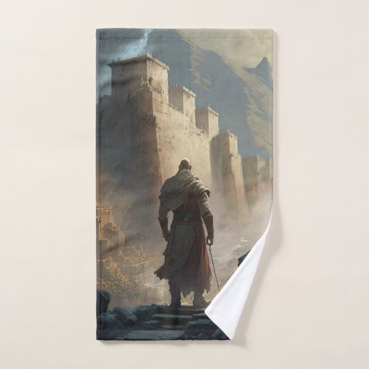 Mountain Town Siege Badhandtuch Set (Handtuch)