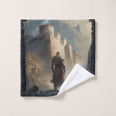 Mountain Town Siege Badhandtuch Set (Waschlappen)