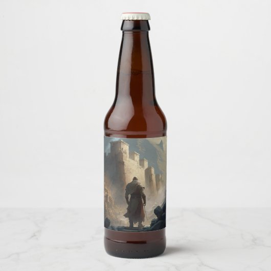 Mountain Town Siege Bierflaschenetikett (Vorderseite)