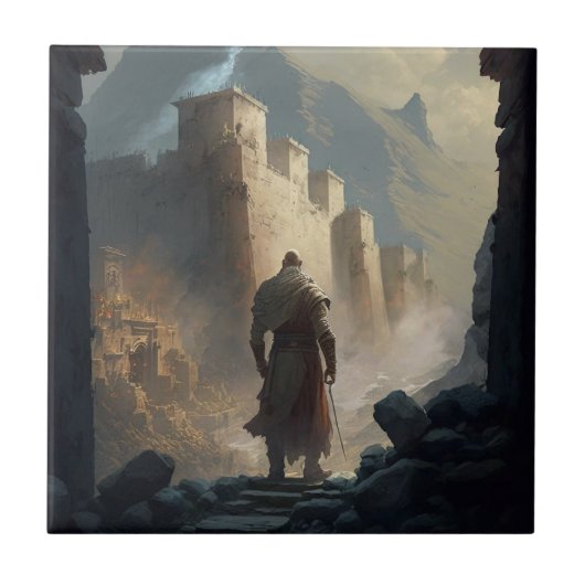 Mountain Town Siege Fliese (Vorderseite)