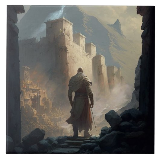 Mountain Town Siege Fliese (Vorderseite)