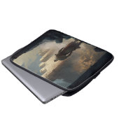 Mountain Town Siege Laptopschutzhülle (Vorne Knopf)