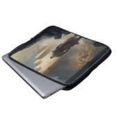 Mountain Town Siege Laptopschutzhülle (Vorne Knopf)