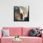 Mountain town siege leinwanddruck (Insitu (Wohnzimmer))