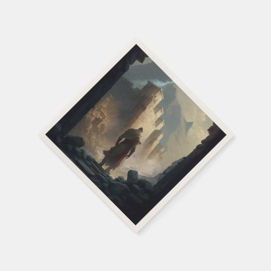 Mountain Town Siege Serviette (Ecke)