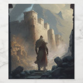 Mountain Town Siege Weinetikett (Einzelnes Label)