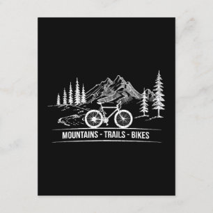 Mountain Trail Bikes - Radfahrer Rad fahren Begleitkarte