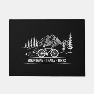 Mountain Trail Bikes - Radfahrer Rad fahren Fußmatte