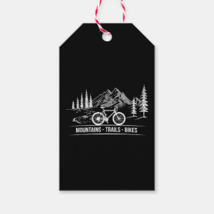 Mountain Trail Bikes - Radfahrer Rad fahren Geschenkanhänger