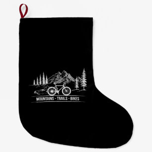 Mountain Trail Bikes - Radfahrer Rad fahren Großer Weihnachtsstrumpf