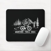 Mountain Trail Bikes - Radfahrer Rad fahren Mousepad (Mit Mouse)