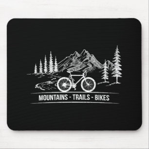 Mountain Trail Bikes - Radfahrer Rad fahren Mousepad