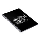 Mountain Trail Bikes - Radfahrer Rad fahren Notizblock (Rechte Seite)