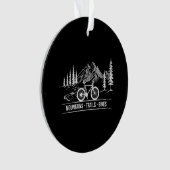 Mountain Trail Bikes - Radfahrer Rad fahren Ornament (Vorderseite)