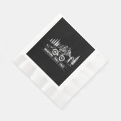 Mountain Trail Bikes - Radfahrer Rad fahren Serviette (Ecke)