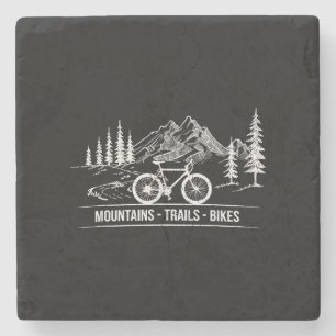 Mountain Trail Bikes - Radfahrer Rad fahren Steinuntersetzer