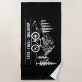 Mountain Trail Bikes - Radfahrer Rad fahren Strandtuch (Vorderseite)