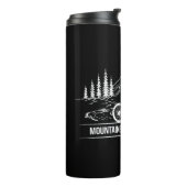 Mountain Trail Bikes - Radfahrer Rad fahren Thermosbecher (Nach links gedreht)