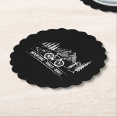Mountain Trail Bikes - Radfahrer Rad fahren Untersetzer (angewinkelt)