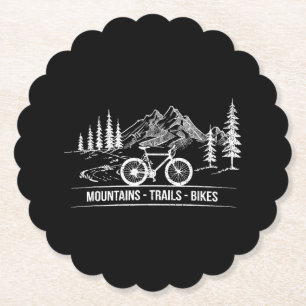 Mountain Trail Bikes - Radfahrer Rad fahren Untersetzer