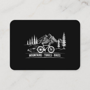 Mountain Trail Bikes - Radfahrer Rad fahren Visitenkarte