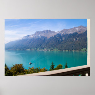 Mountain und Lake Poster