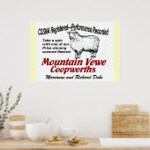 Mountain Vewe Coopworth Poster (Küche)