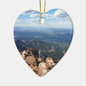 Mountain View an der Spitze der Spiess-Spitze Keramikornament (Links)