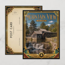 Mountain View Arkansas Vintage Art Deco Golden Age