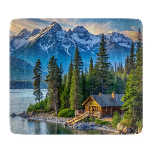 Mountain View Cutting Board Schneidebrett (Vorderseite)