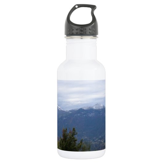 Mountain View Edelstahlflasche (Vorderseite)
