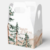 Mountain View Gefälligkeitsboxen Geschenkschachtel (Geöffnet)