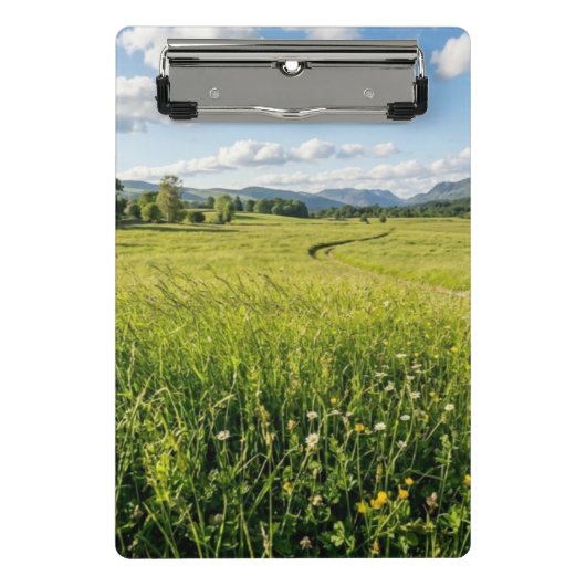 ​Mountain View Green Valley Scenic Clipboard Mini Klemmbrett (Vorderseite)