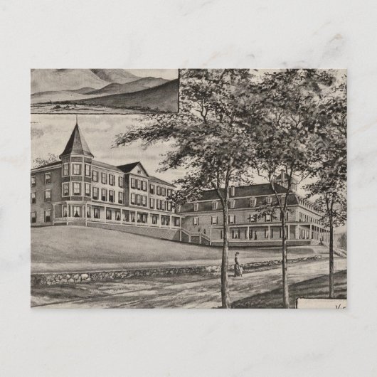 Mountain View House, Whitefield, NH Postkarte (Vorderseite)