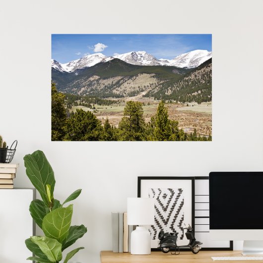 Mountain View Poster (Heimbüro)