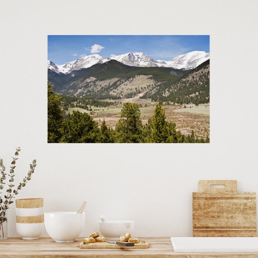 Mountain View Poster (Küche)