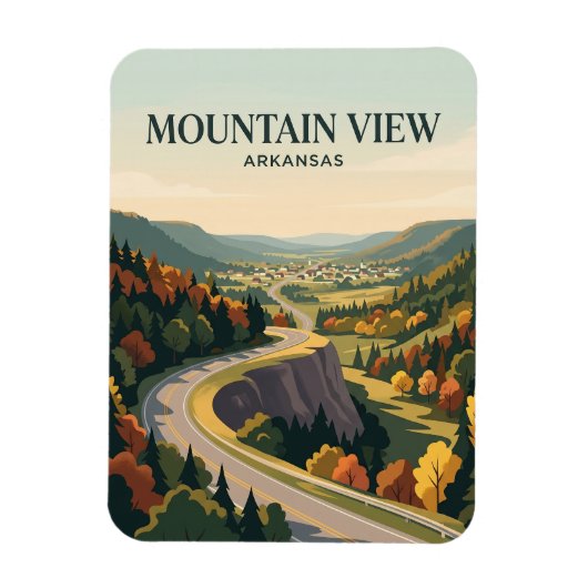 Mountain View USA wird zu Magnet (Vertikal)