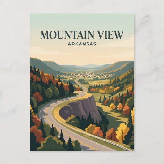 Mountain View USA wird zu Postkarte (Vorderseite)