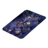 Mountain Village Weihnachten Flexible Magnet (Linke Seite)