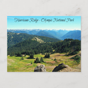 Mountain Vista of Hurricane Ridge Postkarte