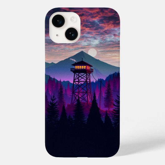 Mountain Watchtower Landschaftlich Phone Case 2 (Rückseite)