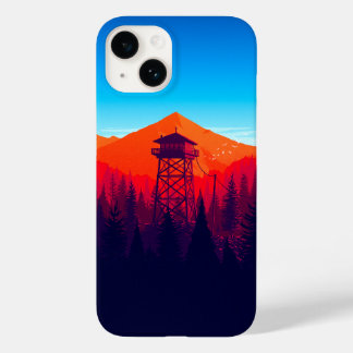 Mountain Watchtower Landschaftlich Phone Case - Vi