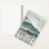 Mountain Watercolor Spiral Notebook  Notizblock (Innen)