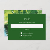 Mountain Wedding Invitation Response Card Dankeskarte (Vorne/Hinten)