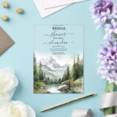 Mountain Wedding Party Brautparty Acryleinladungen (In Situ (Hochzeit))