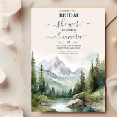 Mountain Wedding Party Brautparty Einladung