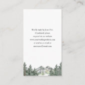 Mountain Wedding Scan Me UAWG Begleitkarte (Rückseite)