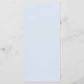 Mountain Wedding Wassercolor Lavendel Landschaft Menükarte (Rückseite)